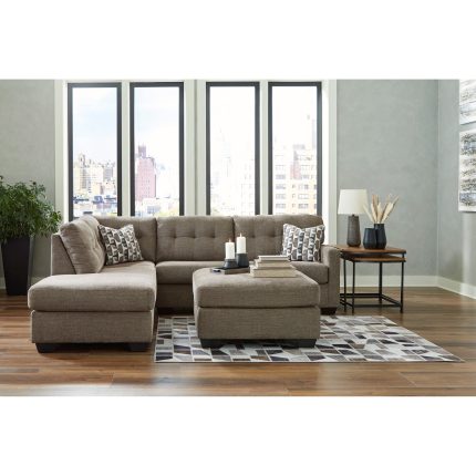 Mahoney Left Chaise Sectional and Ottoman