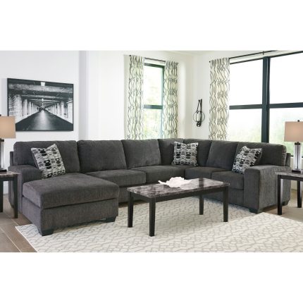 Ballinasloe Left Chaise Sectional and Ottoman